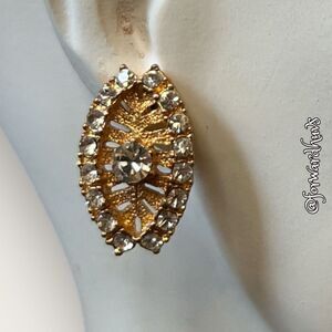 Bundle Sale 3 for $15 | Gold Tone & Rhinestone Earrings
